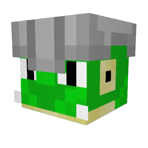 QQWasGoat Minecraft avatar head, 3D render