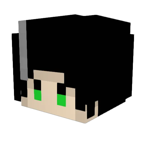 QRZ_KunG Minecraft avatar head, 3D render