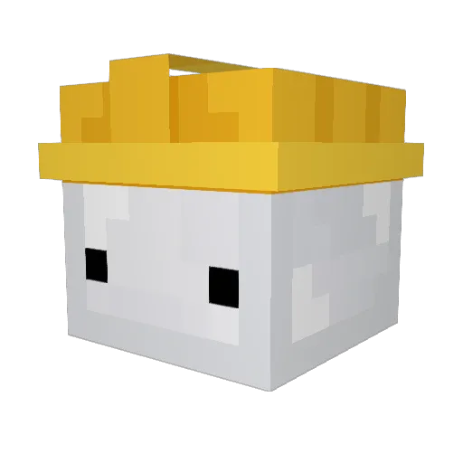 QSMPLive Minecraft avatar head, 3D render
