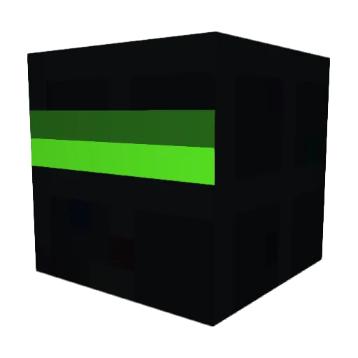 QScoped Minecraft avatar head, 3D render