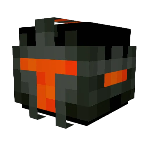 QTCHR Minecraft avatar head, 3D render