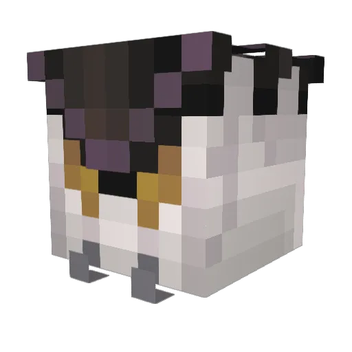 QUAKEEND Minecraft avatar head, 3D render