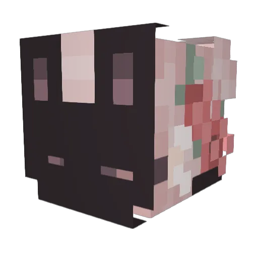 QUEEN1410 Minecraft avatar head, 3D render