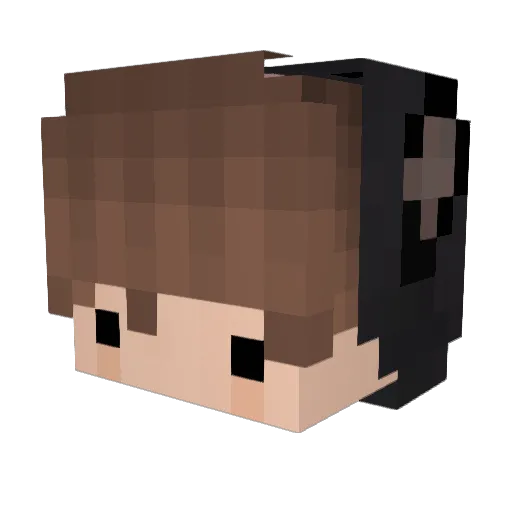 QUIETCO__ Minecraft avatar head, 3D render