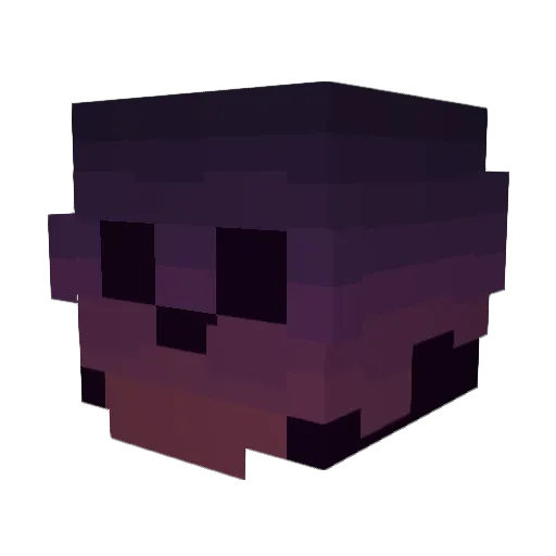 QUlRK Minecraft avatar head, 3D render