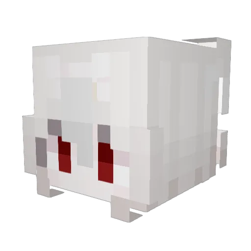 QVX233 Minecraft avatar head, 3D render