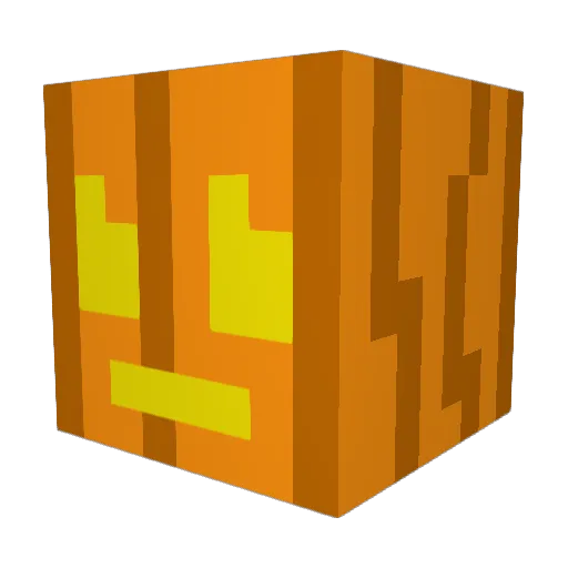 QZLP Minecraft avatar head, 3D render