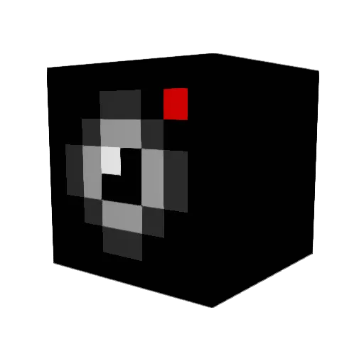 Q_Op Minecraft avatar head, 3D render