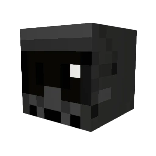 QanikAvem Minecraft avatar head, 3D render