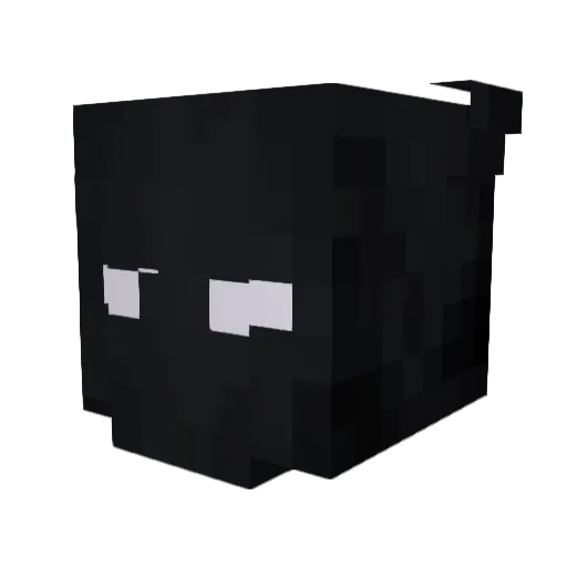 QanserS Minecraft avatar head, 3D render