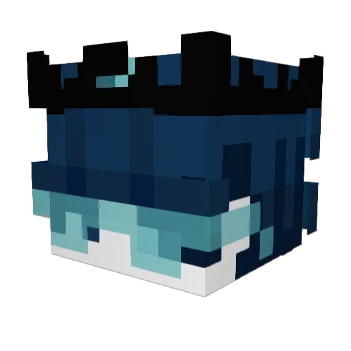 Qaseem_MAG Minecraft avatar head, 3D render