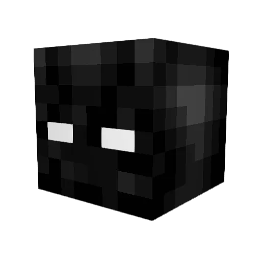 Qazewoo Minecraft avatar head, 3D render