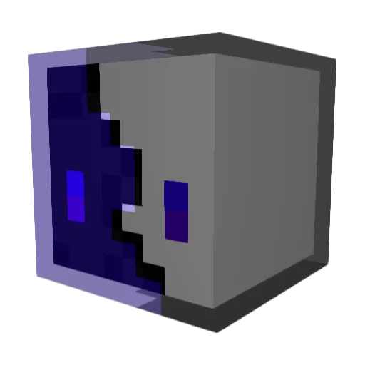 Qdsg Minecraft avatar head, 3D render