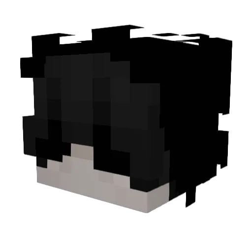 QeZoWodO_ Minecraft avatar head, 3D render