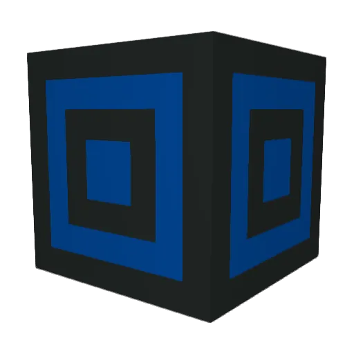 Qgmanp Minecraft avatar head, 3D render