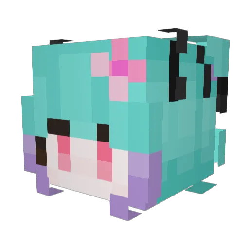 QianSho146499 Minecraft avatar head, 3D render