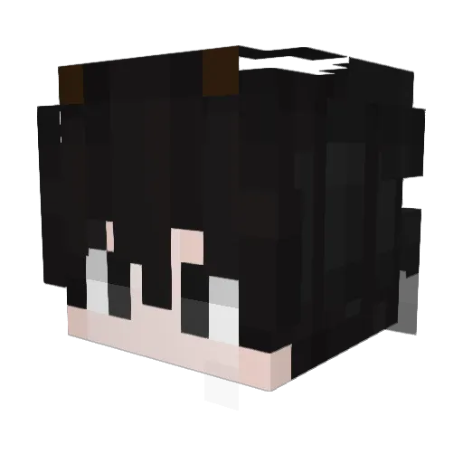 Qimumu710 Minecraft avatar head, 3D render