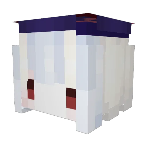 QingYOU_ Minecraft avatar head, 3D render