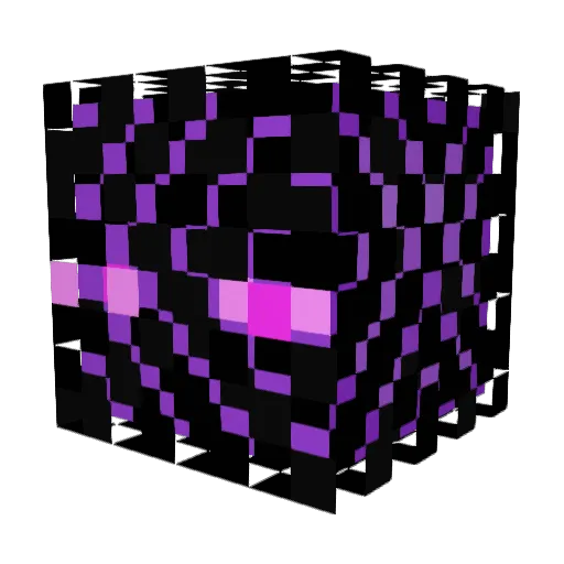 Qiqi_Zi_ Minecraft avatar head, 3D render
