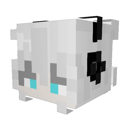 Qiuer0117 Minecraft avatar head, 3D render