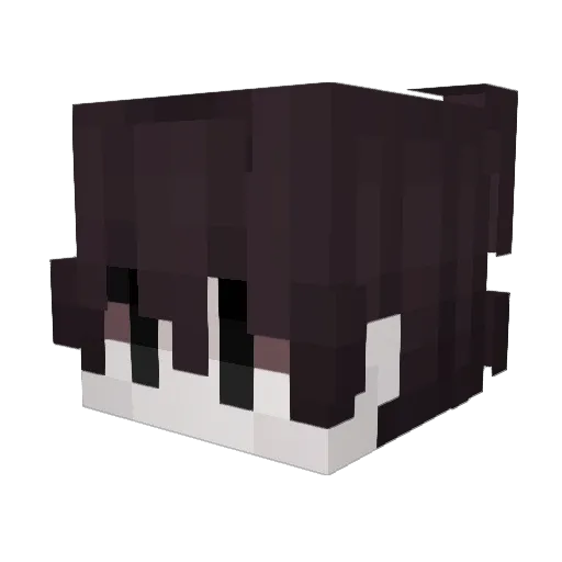 Qiyulsland Minecraft avatar head, 3D render