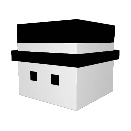 Qkfm83 Minecraft avatar head, 3D render