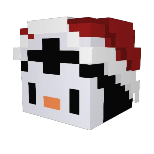 Qmj555 Minecraft avatar head, 3D render