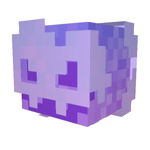 Qorzio Minecraft avatar head, 3D render