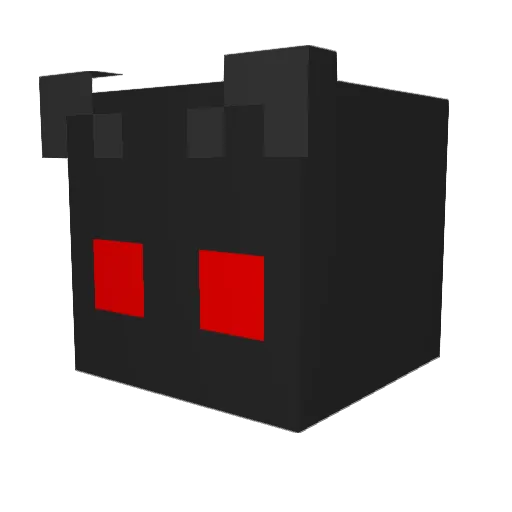 Qqoys Minecraft avatar head, 3D render