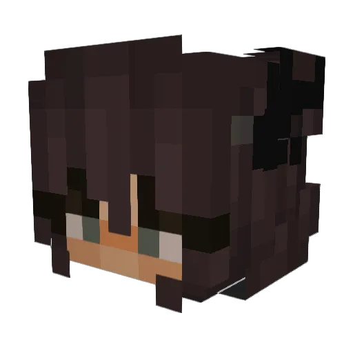 Qr_Cody Minecraft avatar head, 3D render