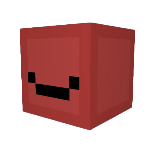QrackyMC Minecraft avatar head, 3D render