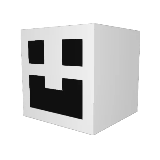 QrzechYT Minecraft avatar head, 3D render