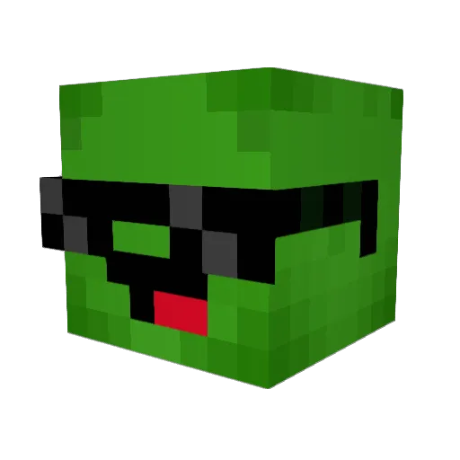 Qs_Slayer Minecraft avatar head, 3D render