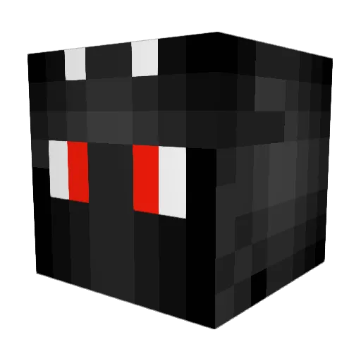 QtTrash Minecraft avatar head, 3D render