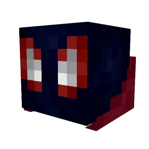 Qtela55 Minecraft avatar head, 3D render
