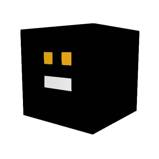 Qu1ckFaded Minecraft avatar head, 3D render