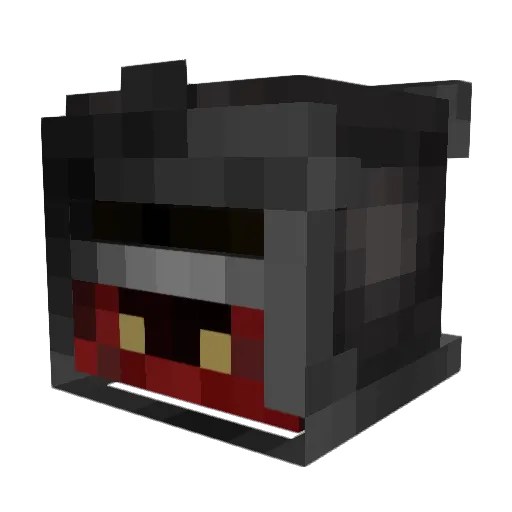 QuRaZy Minecraft avatar head, 3D render