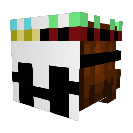 QuackOcean54845 Minecraft avatar head, 3D render