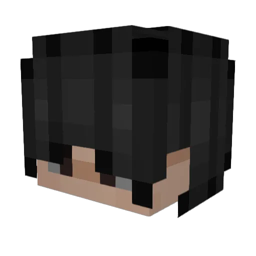 QuackTheFaQ Minecraft avatar head, 3D render
