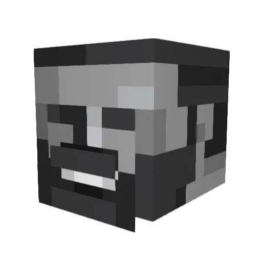 Quack_Miller Minecraft avatar head, 3D render