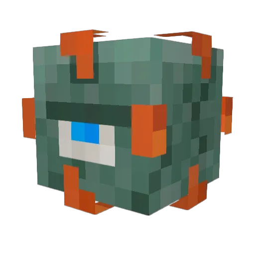 Quackery1 Minecraft avatar head, 3D render