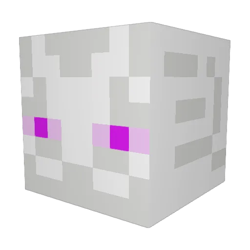 Quacking47 Minecraft avatar head, 3D render