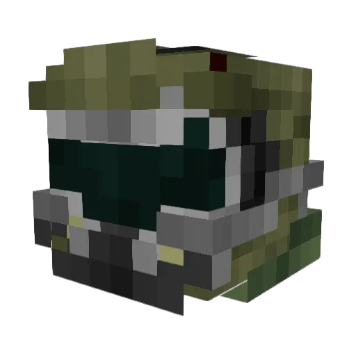 Quacking__ Minecraft avatar head, 3D render
