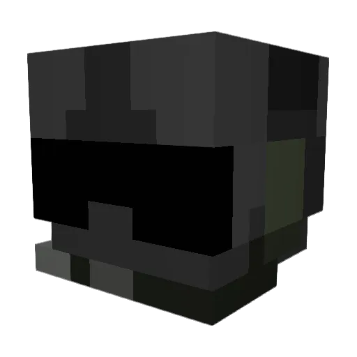 Quackos_Goated Minecraft avatar head, 3D render