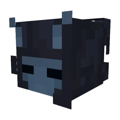 QuackyXDuck Minecraft avatar head, 3D render
