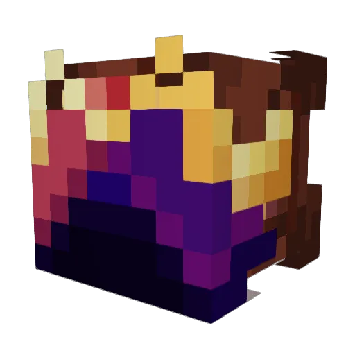 Quaclo Minecraft avatar head, 3D render
