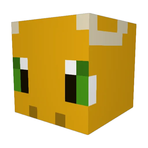 Quaddro98 Minecraft avatar head, 3D render