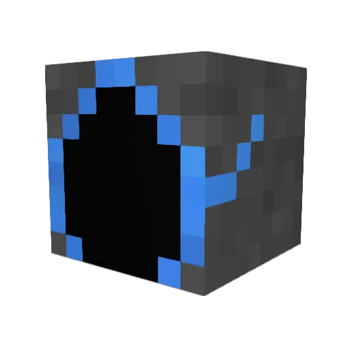Quadraboom Minecraft avatar head, 3D render
