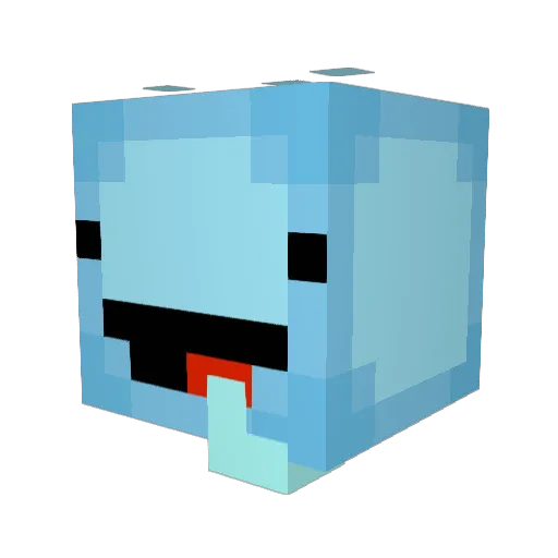 Quaggs40 Minecraft avatar head, 3D render