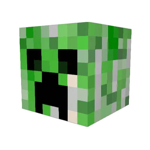QuailDude Minecraft avatar head, 3D render